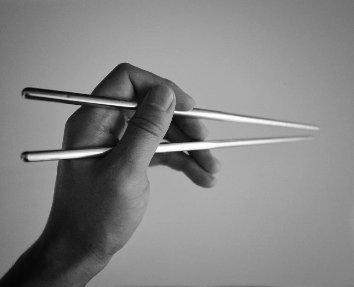 The Elegant Soul of Chopsticks hand chopsticks