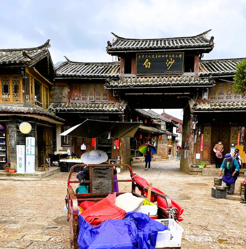 Lijiang Old Town To Lugu Lake: The Mosuo Trail baisha old town door