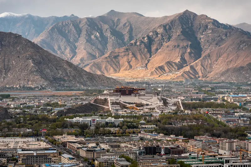 Lhasa Potala To Base Camp Mount Everest: A Soulful Journey lhasa panoramic view