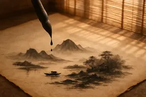 Best Tailor-Made China Tours map ink scroll