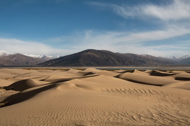 Lhasa Potala To Base Camp Mount Everest: A Soulful Journey sand dunes scenery tibet