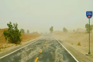 The Best Xinjiang China Tours sand storm taklaman