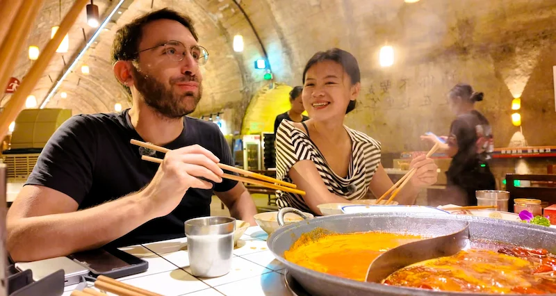 Chongqing: What to Visit | Part 2 chongqing hot pot eating