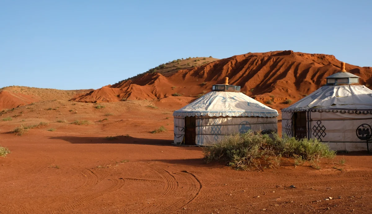 Yin Mountains Frontier Expedition – Inner Mongolia inner mongolia red canyon white mongolian tents
