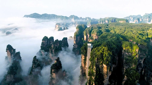 Realms of China | 15-Day Private China Itinerary bailong elevator zhangjiajie sea of clouds