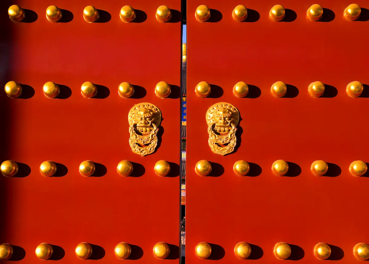 China Heritage | 10-Day Private China Itinerary chinese red door details