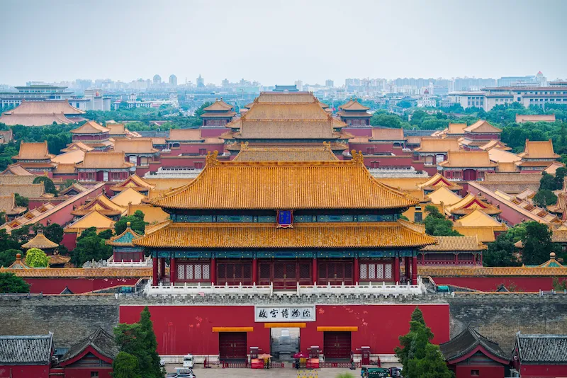 China Icons | 10-Day Private China Itinerary forbidden city beijing from jingshan park