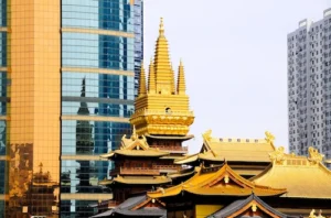 China Itineraries | Recommended Travel Routes jingan temple amid skyscrapers