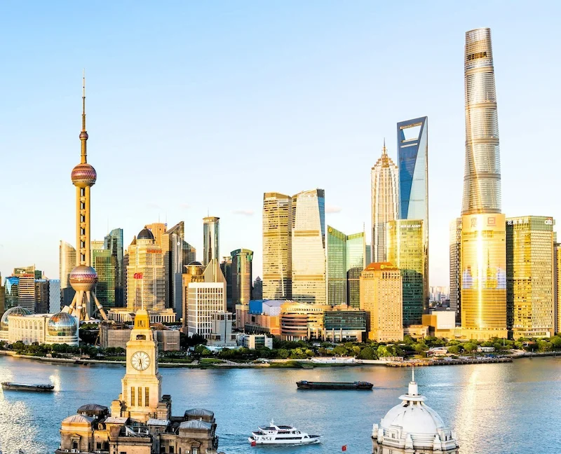 History & Urban Splendor | 14-Day Private China Itinerary shanghai sunrise bund view