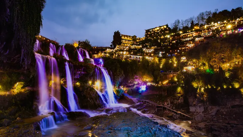 Furong Ancient Town Guide: The Hibiscus Town of Hunan waterfall in furong ancient town
